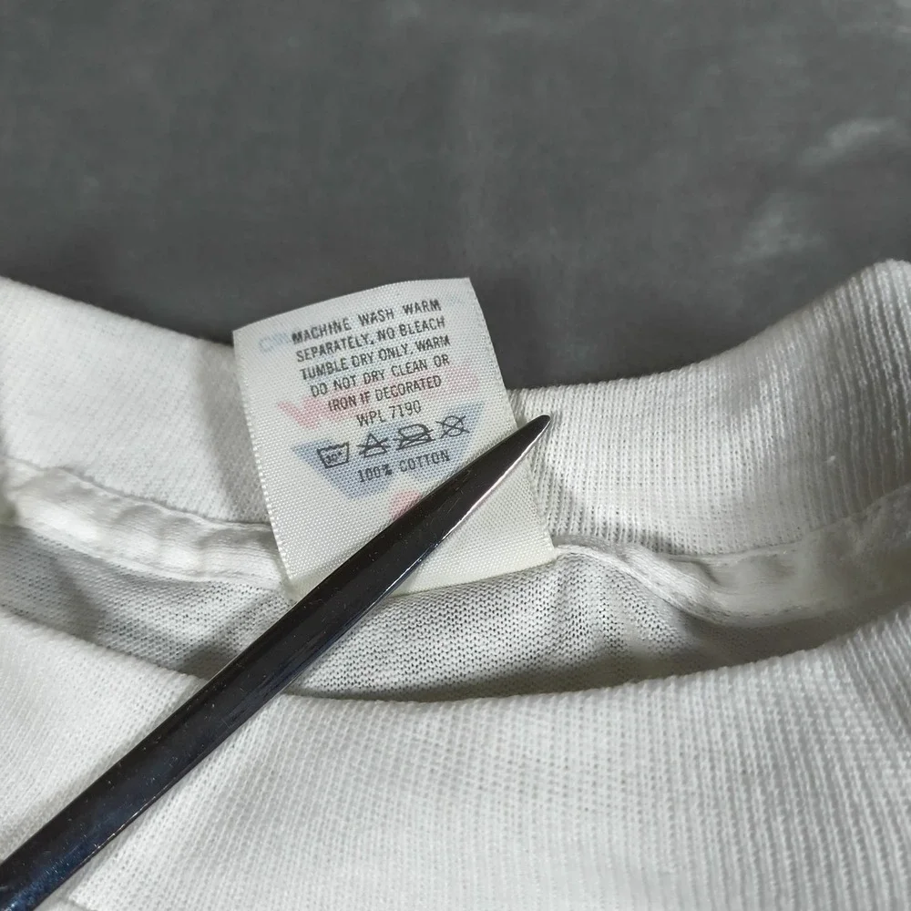 Vintage Jackson Hole Draft Beer Shirt Mens XL White Miller Single Stitch USA 80s